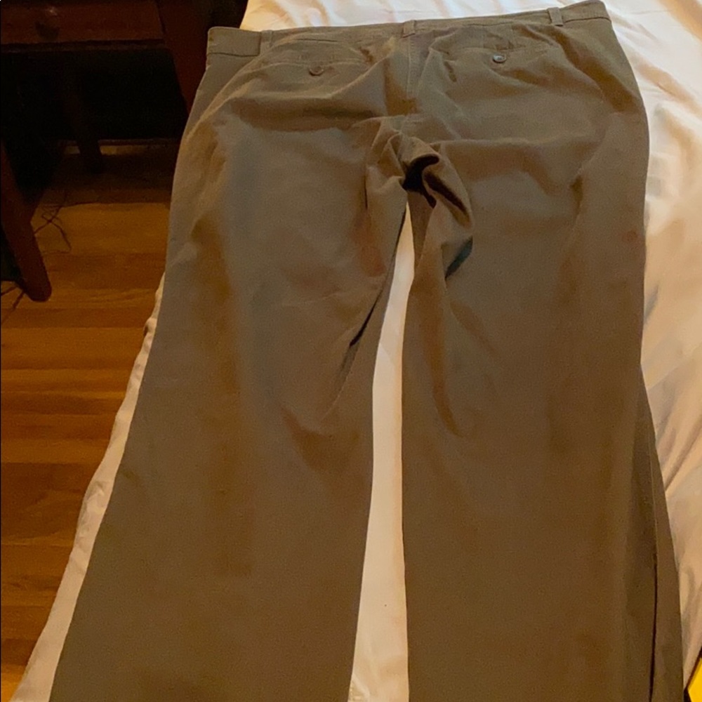 COPY - Talbots Olive Green Straight Leg Pants Size 14 - Picture 3 of 6